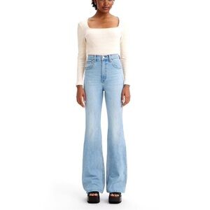 Levi's 70s high flare  Light Blue High-Rise Flared Jeans